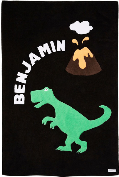Personalized T-Rex Kids Blanket