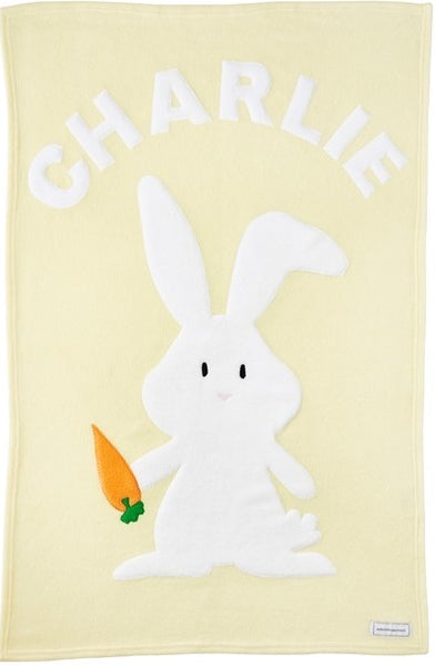 Personalized Bunny Baby Blanket