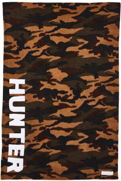 Personalized Straight Up Baby Blanket - Camo